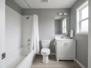 Bathroom at move-in