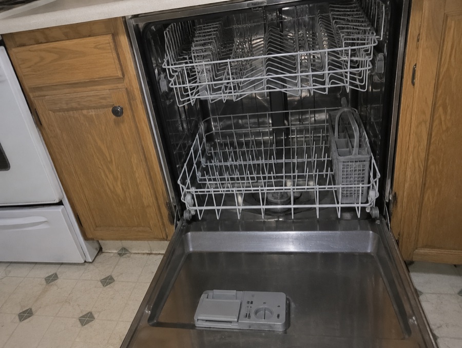 A dishwasher that will not drain